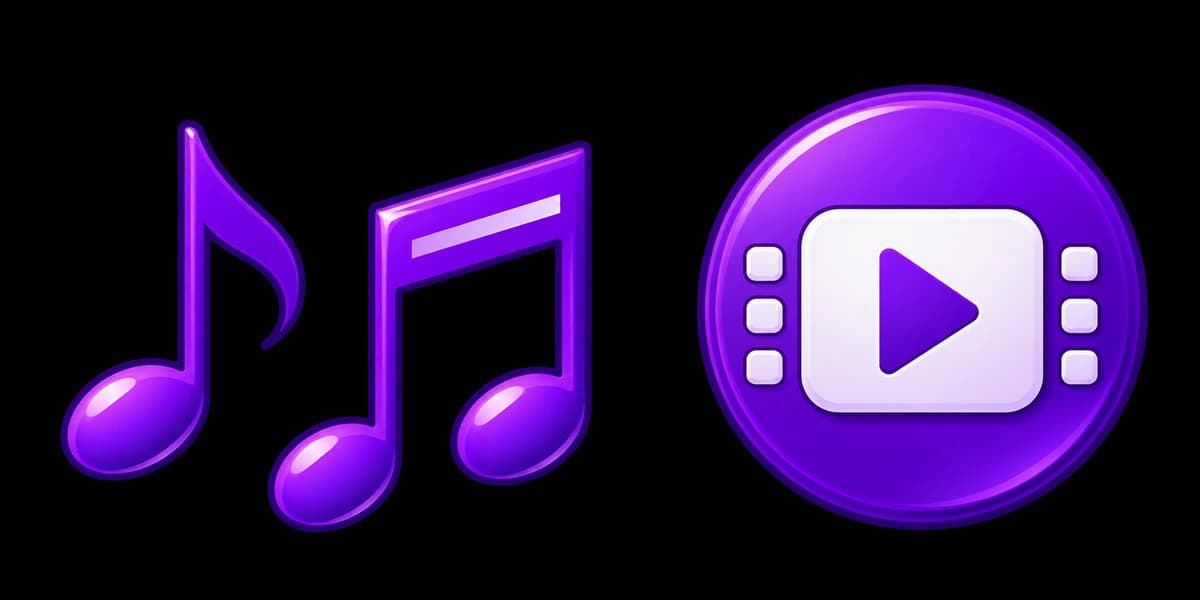 Music and animation symbols