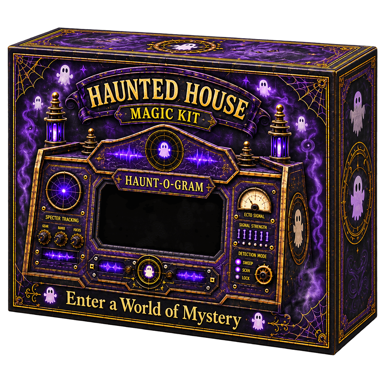 Simone’s Haunted House magic kit box