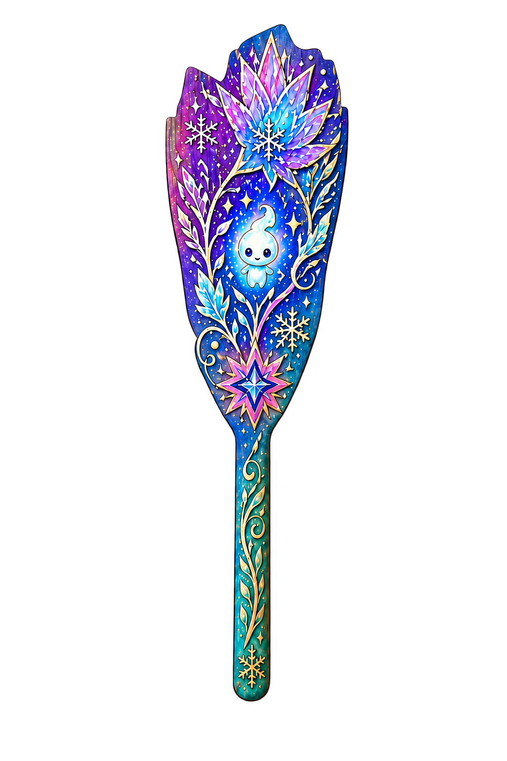 The ornate Frostbloom Petal Wand
