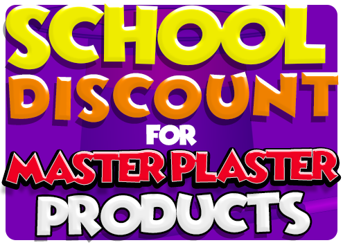 School Discount for Master Plaster Products